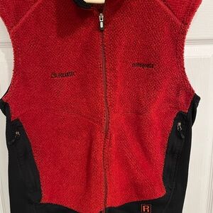 Patagonia Red and Black Vest